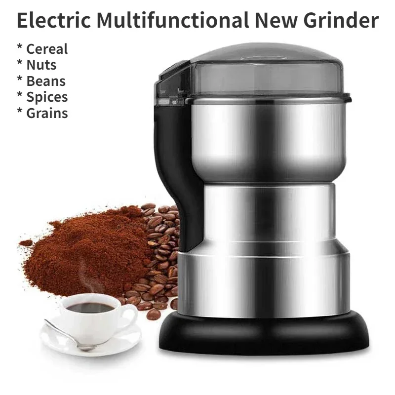 Coffee Bean Grinder Electric - Электрическая многофункциональная кофемолка для дома, для