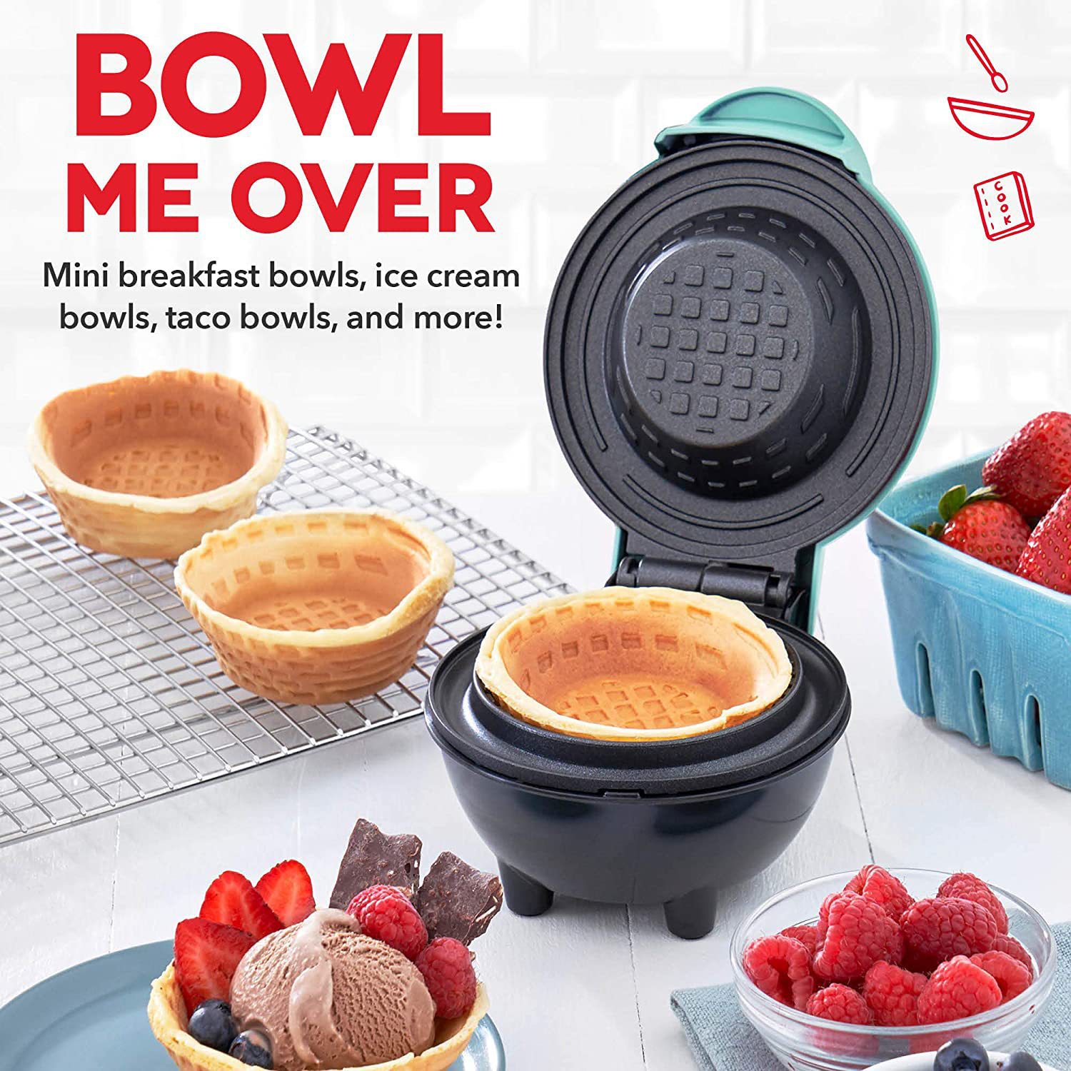 Мини-аппарат для приготовления – обзор и цена Mini Waffle Maker Machine