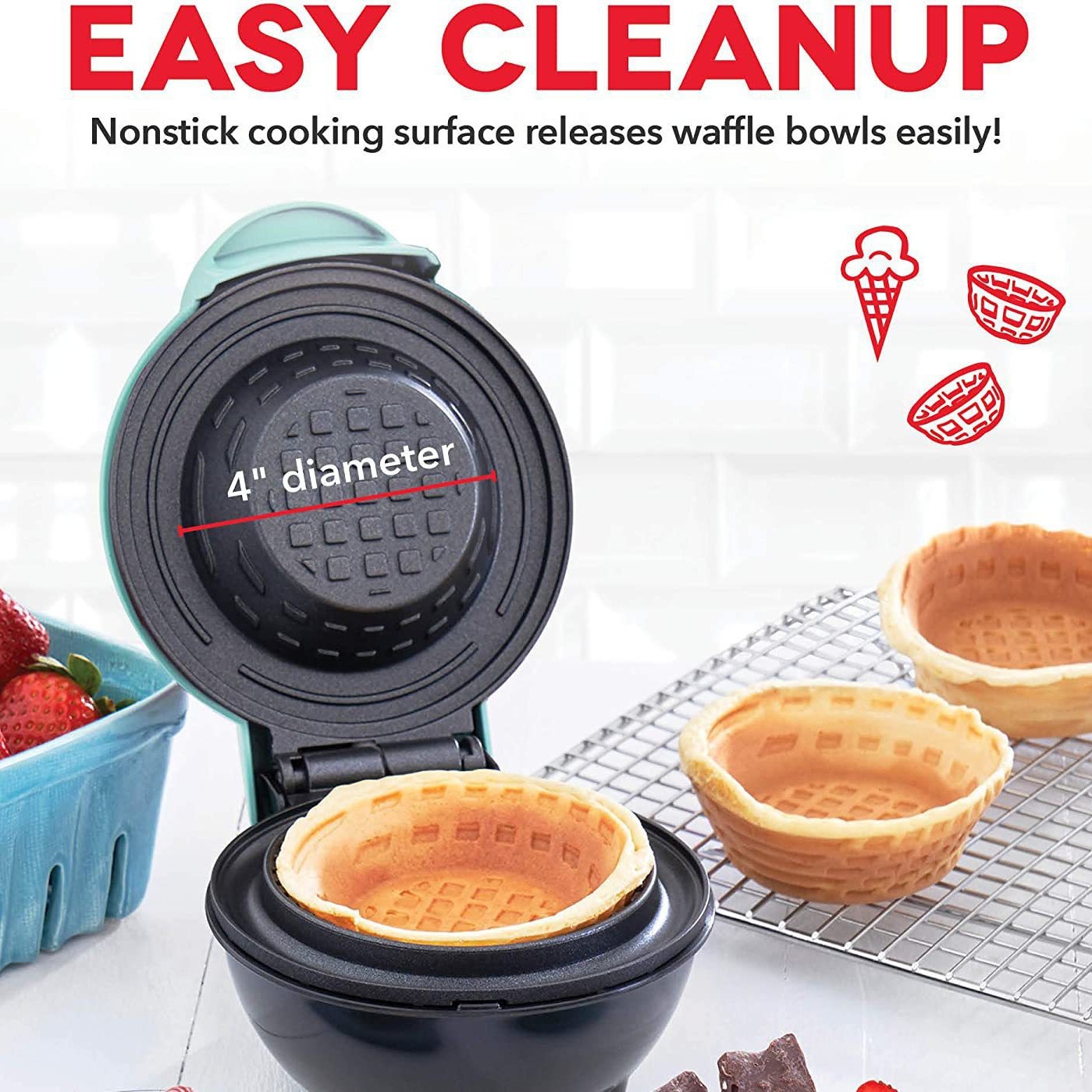 Мини-аппарат для приготовления – обзор и цена Mini Waffle Maker Machine