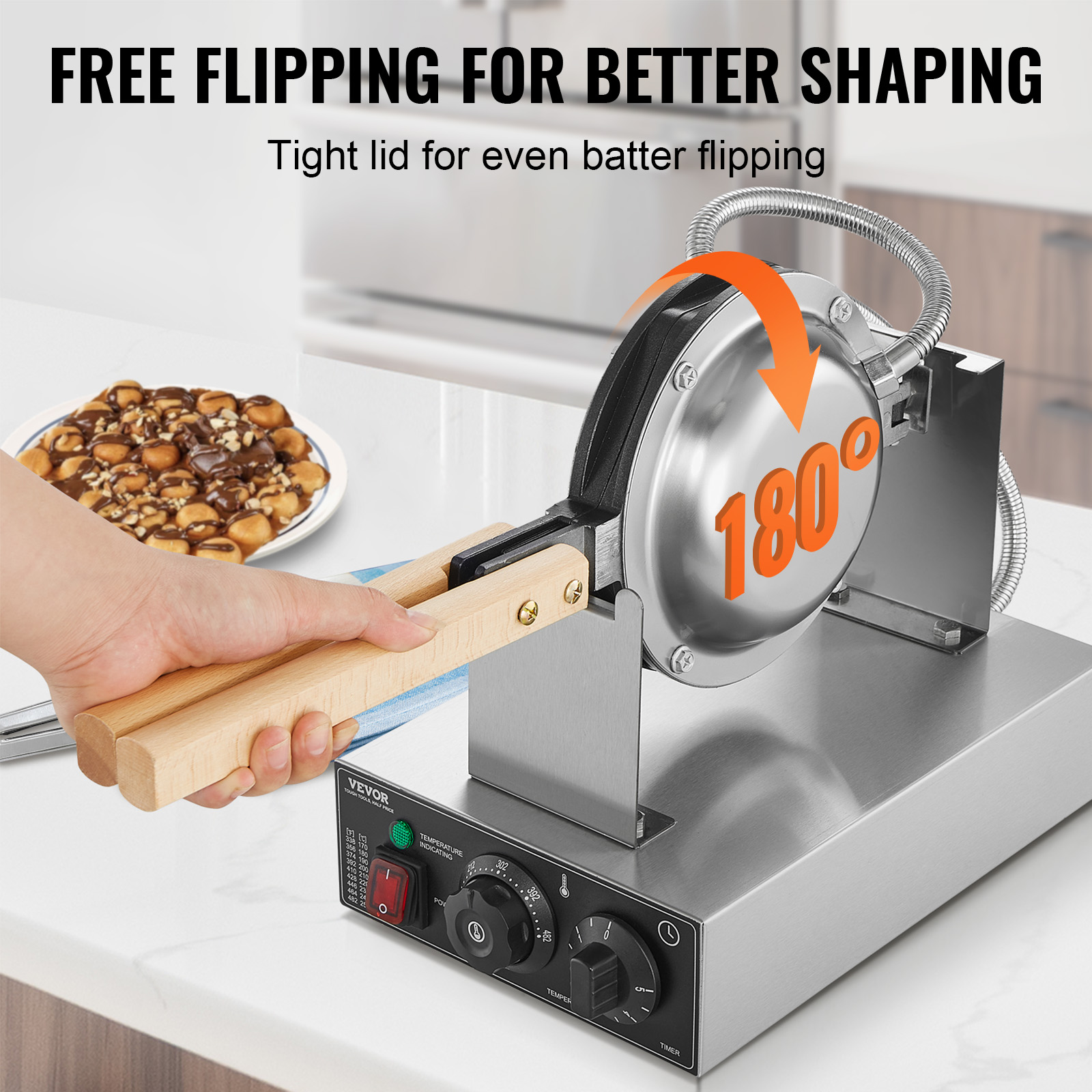 HomeWise Коммерческая вафельни – обзор и цена Mini Waffle Maker Machine