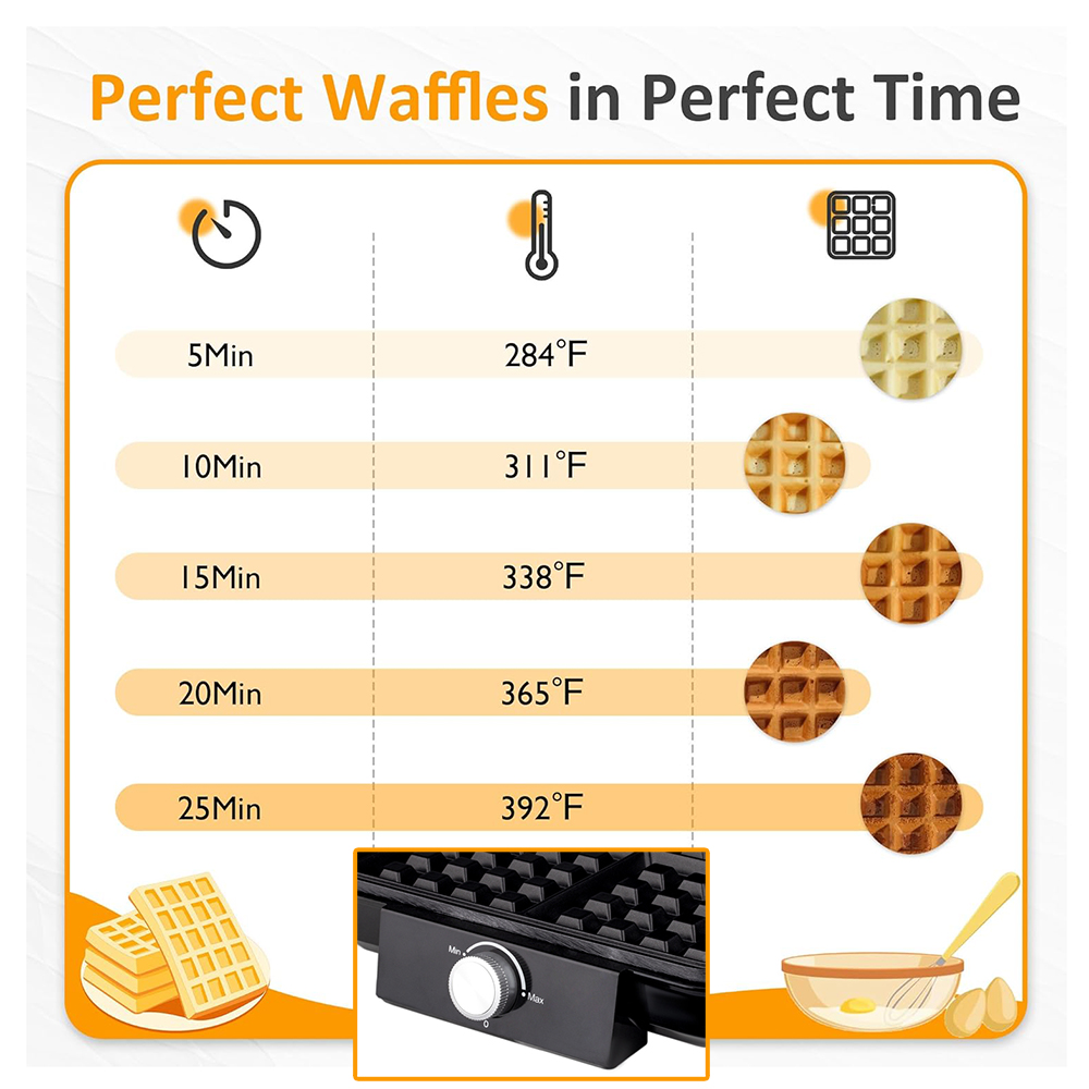 Бельгийская вафельница с 4 лом – обзор и цена Mini Waffle Maker Machine