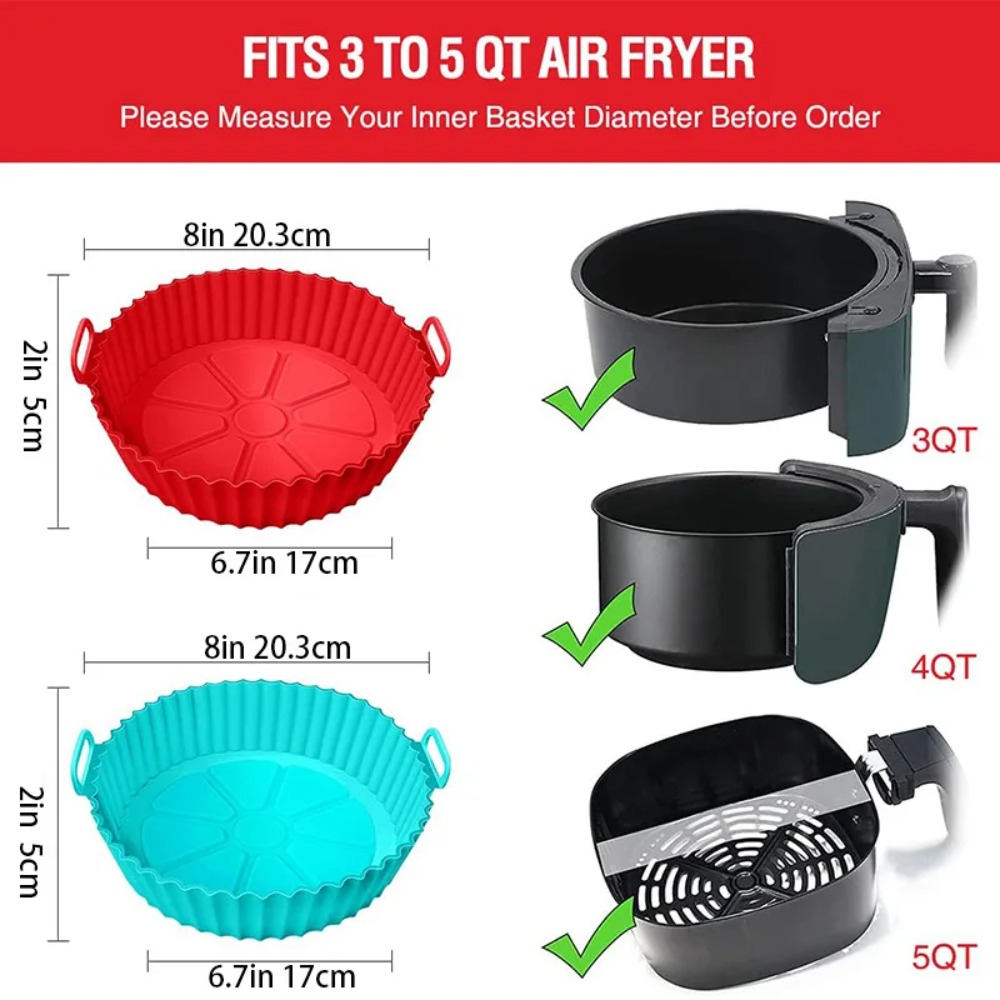 Силиконовая корзина для аэрофр – обзор и цена Air Fryer Silicone Pot Liner